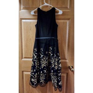 Black and Gold Dress